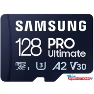 SAMSUNG SD kártya 128GB, PRO Ultimate olvasóval