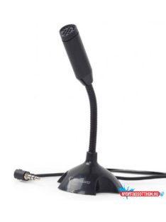 GEMBIRD MIC-D-02 asztali mikrofon, fekete