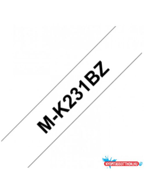 Brother M-K231BZ 12 mm széles 8 m hosszú szalagkazetta