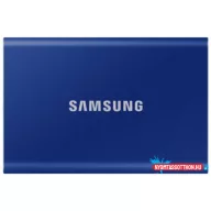 SAMSUNG SSD Külső, 2TB, T7, Kék, USB3.2