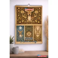 2026 Misztikus világ – fali naptár (A4)