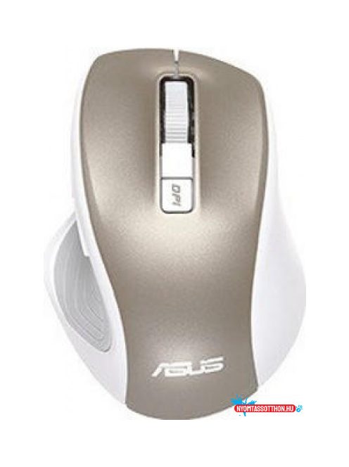 ASUS Vezeték nélküli egér MW202 Fehér-arany - halk kattintás