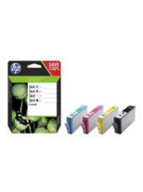 HP N9J73AE Patron 4pack No.364 (Eredeti)