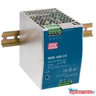   MEAN WELL NDR-480-48 48V 10A 480W DIN sínre szerelhető tápegység