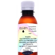   Új generációs utángyártott UV ellenálló CLI-571 fekete tinta, 100ml (db)