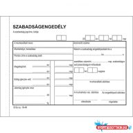 Szabadságengedély 50x2lapos B.18-49/V Bluering(R)