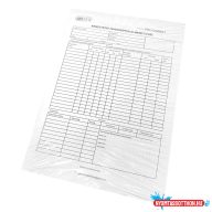   Nemzetközi tehergépjármû menetlevél szabadlap A4, méret B.7300-237 200 garnitúra/csomag