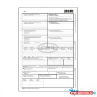   CMR nemzetközi fuvarlevél A4, 4lapos garnitúra B.cm,R/4 Bluering(R)