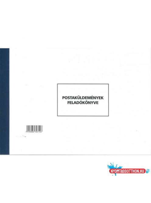 Postaküldemények feladókönyve A4, fekvõ 150lapos C.7976-12