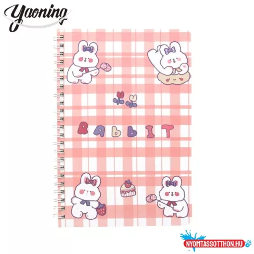 Spirálfüzet cuki mintás - A5