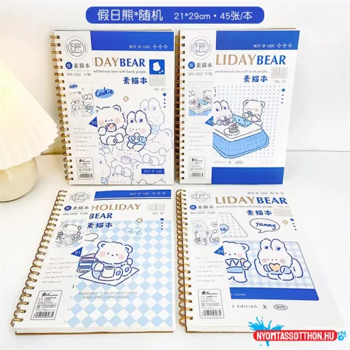 A4 cuki mintás rajzfüzet