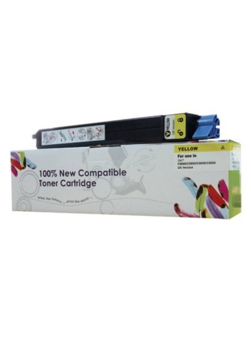 OKI C9600 toner Yellow 15000 oldal* (utángyártott, magas minőségű) CartridgeWeb