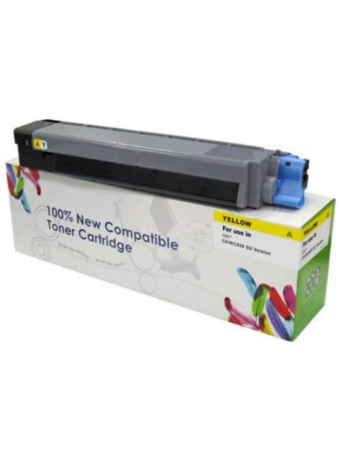 OKI C810 toner Yellow 8000 oldal CartridgeWeb (utángyártott, magas minőségű)