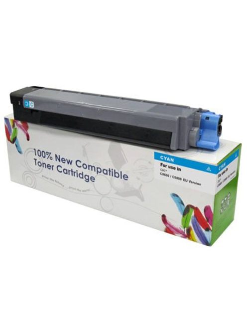 OKI C810 toner Cyan 8000 oldal CartridgeWeb (utángyártott, magas minőségű)