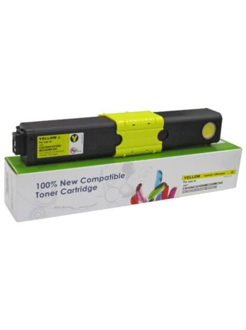 OKI C301,321,531 toner Yellow 1500 oldal CartridgeWeb (utángyártott, magas minőségű)