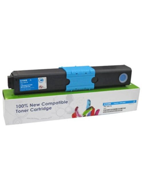 OKI C301,321,531 toner Cyan 1500 oldal CartridgeWeb (utángyártott, magas minőségű)