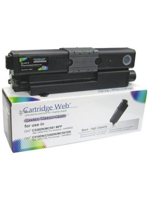 OKI C510/C530 toner Black 5000 oldal* (utángyártott, magas minőségű)CartridgeWeb