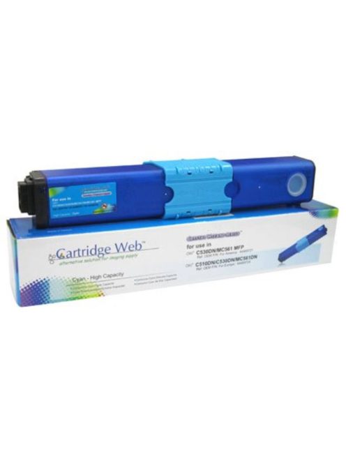 OKI C510/C530 toner Cyan 5000 oldal* (utángyártott, magas minőségű) CartridgeWeb