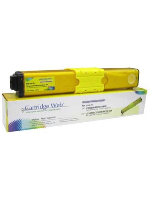 OKI C510/C530 toner Yellow 5000 oldal* (utángyártott, magas minőségű) CartridgeWeb