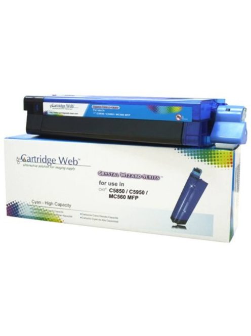 OKI C5850/C5950 toner Cyan 6000 oldal* (utángyártott, magas minőségű) CartridgeWeb