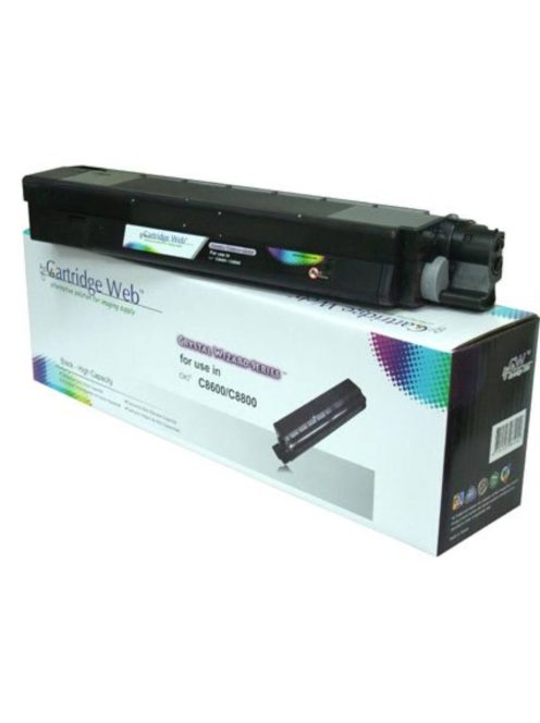 OKI C8600/C8800 toner Black 6000 oldal* CartridgeWeb (utángyártott)