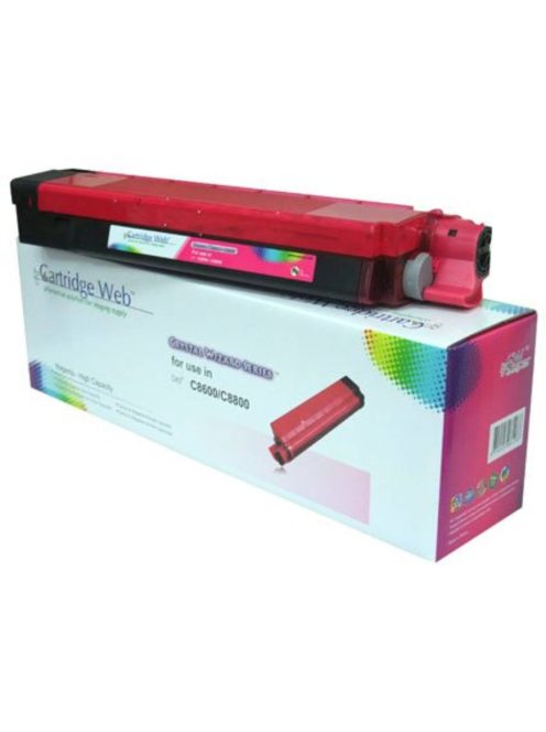 OKI C8600/C8800 toner Magenta 6000 oldal (utángyártott, magas minőségű) CartridgeWeb