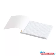 Önátírótömb A6, 50x2lap, franciakockás