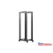 Lanberg OR01-6042-B 19" 42U SZÉL:600mm MÉLY:1000mm MAG:2118mm lapraszerelt fekete rack keret