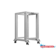   Lanberg OR01-6818-S 19" 18U SZÉL:600mm MÉLY:800mm MAG:981mm lapraszerelt szürke rack keret