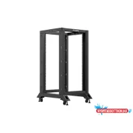   Lanberg OR01-6822-B 19" 22U SZÉL:600mm MÉLY:800mm MAG:1249mm lapraszerelt fekete rack keret
