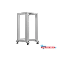   Lanberg OR01-6822-S 19" 22U SZÉL:600mm MÉLY:800mm MAG:1249mm lapraszerelt szürke rack keret