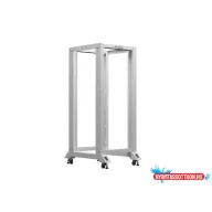   Lanberg OR01-6827-S 19" 27U SZÉL:600mm MÉLY:800mm MAG:1472mm lapraszerelt szürke rack keret