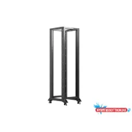   Lanberg OR01-6842-B 19" 42U SZÉL:600mm MÉLY:800mm MAG:2138mm lapraszerelt fekete rack keret