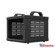   Lanberg OR10-2304-B 10" 4U 280x300 MAX:60kg nyitott mini fekete rack szekrény