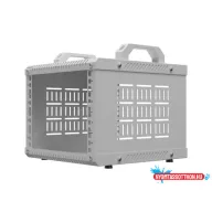  Lanberg OR10-2304-S 10" 4U 280x300 MAX:60kg nyitott mini szürke rack szekrény