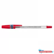 Golyóstoll 0,7mm, kupakos, N5200 Zebra, írásszín piros