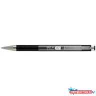   Golyóstoll 0,7mm, metál antracit test, Zebra F301A, írásszín kék