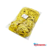 Gumigyűrű 63,5mmx5mm, 1kg/csomag, postázó gumi SÁRGA
