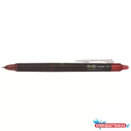   Rollertoll, (0.5) 0,25 mm, tűhegyű, nyomógombos, törölhető, PILOT "Frixion Point Clicker ", piros