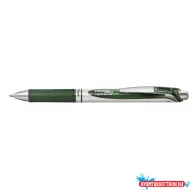   Rollertoll zselés 0.7mm, Pentel EnerGel BL77-D3X, írásszín sötétzöld