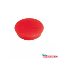 Mágnes 24mm, 10 db/csomag, Franken piros