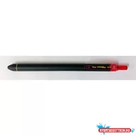   Golyóstoll nyomógombos 0,35mm, dokument toll BLP437 EnerGel Pentel, írásszín piros