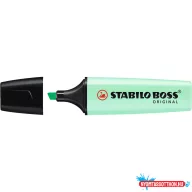   Szövegkiemelõ 2-5mm, vágott hegyû, STABILO Boss original Pastel menta