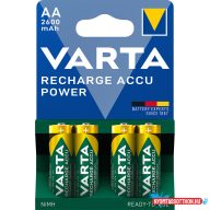   Elem tölthető akku AA ceruza 2600 mAH Power 4 db/csomag, Varta