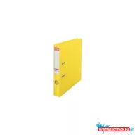   Iratrendezõ A4, 5cm, PP élvédõ sínnel, Esselte Standard Vivida sárga