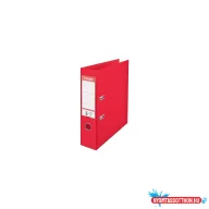   Iratrendezõ A4, 7,5cm, PP élvédõ sínnel, Esselte Standard Vivida piros