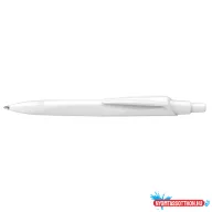   Golyóstoll nyomógombos 0,5mm, fehér test Schneider REco M, írásszín kék