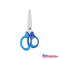   Olló 13 cm tompa fejû 20 db/display Keyroad Soft Grip vegyes színek