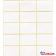 Etikett címke, 20x30mm, 4 lap, 15 címke/lap