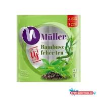   Toalettpapír 4 rétegű 100% cellulóz 8 tekercs/csomag Bambusz Müller fehér tea